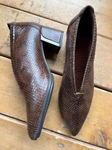Zapatos de salón Hispanitas Aleah de cuero marrón para mujer talla US 8 EUR 38,5 venta al por menor $230 - Imagen 1 de 11