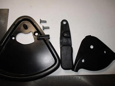 PORSCHE 924S 928 944 951 968 HOOD CABLE HANDLE KIT 80 TO 95 NEW GENUINE PORSCHE  - Image 1 of 4