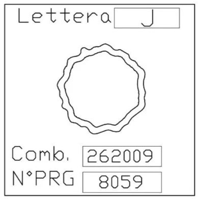 For Maserati FREE FEDEX 2 DAY 8059 (J) OEM Replace Wheel Lock Key Ghibli Levante - Image 1 of 3