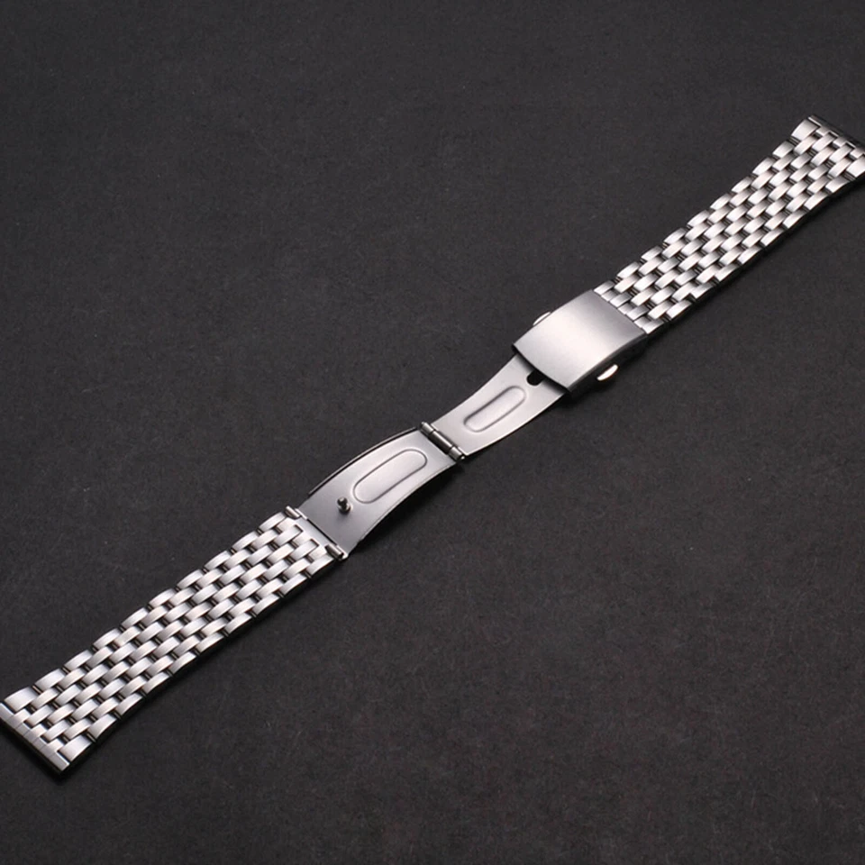 Cinturino in acciaio inossidabile Cinturino in argento cinturino 22MM - Immagine 1 di 4