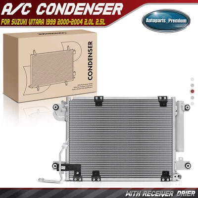 Condensador de aire acondicionado con receptor secador y soporte para Suzuki Vitara 1999 2000 2001-2004 Foto 1 de 4