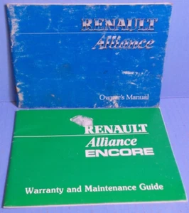 Renault Alliance 1984 manual del propietario - Imagen 1 de 1