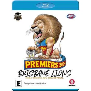AFL Premiers 2024 Brisbane Lions Grand Final Blu-ray BRAND NEW Region B - Picture 1 of 1