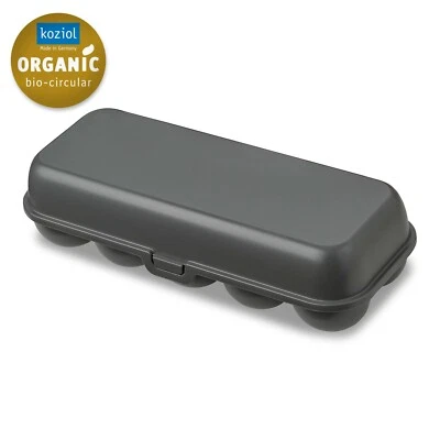 Koziol Eierbox Eggs To Go nature ash grey 7179701 - Bild 1 von 3