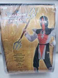 Disguise Shadow Ninjas The Warrior Legacy Deluxe Child Costume Jumpsuit Hood 4-6 - Picture 1 of 4