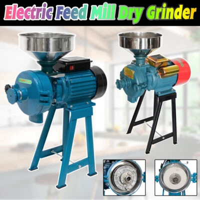 110V 3000W Electric Grain Grinder Corn Mill Commercial Wet&Dry Cereal Machine - Image 1 of 4