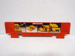 BRITAINS FARM  ORIGINAL NEW HOLLAND COMBINE HEADER CARD FOR BOX ONLY MINT  (B65) - Picture 1 of 1