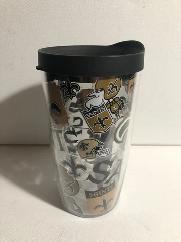 Tervis 16 Oz tumbler NFL New Orleans saints. New Cover