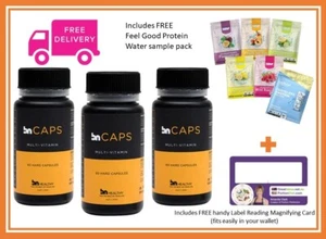 BN Multi-Vitamins 60 Capsules for Bariatrics, 3 Pack, FREE Protein Water Samples - Picture 1 of 9