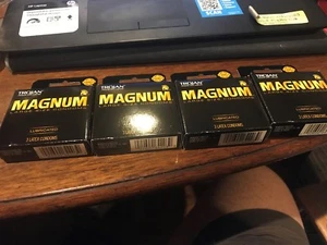Condones lubricados Magnum Trojan tamaño grande 6 condones enviados discretamente - Imagen 1 de 1