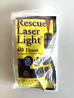 Greatland Laser Rescue Laser Flare, Red 40-Hour with Sight Ring