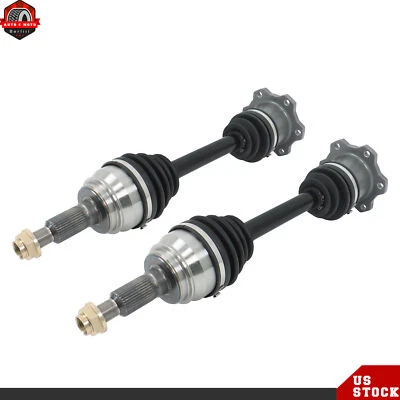 For Chevy Silverado GMC Sierra 1500 Yukon 4WD 2007-2020 2× Front CV Axle Shaft - Image 1 of 4
