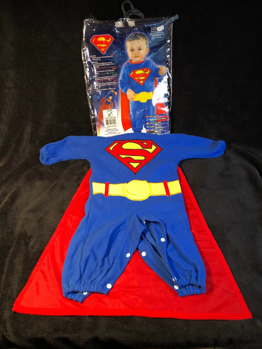 Superman-Kostüm Für Jungen 6-12 Monate – Overall Mit Umhang Für Den Ersten Superhelden-Look