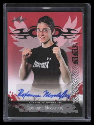 2010 Leaf MMA Autographs Red aurm1 Roxanne Modafferi Rookie Auto - Image 1 of 2