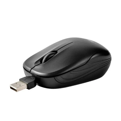 Retractable Wired Mouse Gaming Mouse for Desktop PC Laptop 1000DPI Optical Mouse - Image 1 of 4