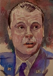 ACEO ORIGINAL - Sketch Card - Bert Samuels - Stargate SG1-w - Picture 1 of 2