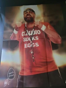 POSTER AEW CRATE ""CLAUDIO SUCCHIA UOVA"" EDDIE KINGSTON!!! CASSA ESCLUSIVA - Foto 1 di 1