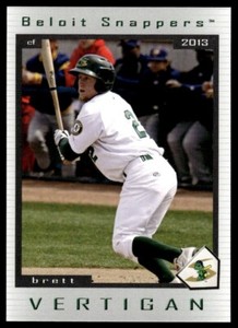 2013 Grandstand Beloit Snappers Brett Vertigan Beloit Snappers #NNO