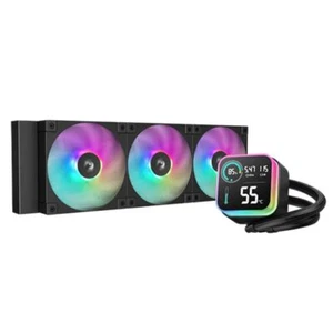 DeepCool LQ360 360mm Liquid Cooler, 3 xFD12 ARGB Fans, Hydro Bearing, LED Digita - Picture 1 of 1