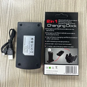 For Playstation 3 PS3/MOVE Dual Controller Charger Charging Dock Station Stand - Picture 1 of 7