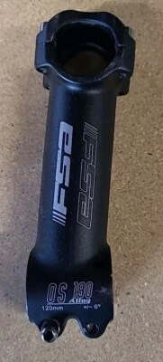 FSA OS-190 Stem - 120mm - +/- 6° Degree - Black - Image 1 of 2