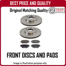 FRONT BRAKE DISCS AND PADS FOR VOLKSWAGEN EOS 2.0 TSI (210BHP) 4/2011-