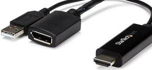 Adaptateur Vidéo HDMI 4K 30Hz vers DisplayPort 1.2 4k avec Alimentation USB - Photo 1/7