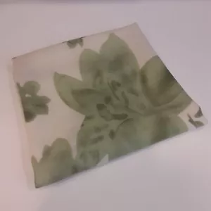 Delicate Large Print Botanical Fringed Scarf Soft Timeless - Picture 1 of 6
