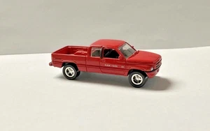 Vintage Johnny Lightning 1996 Dodge Ram extended cab pickup truck - 1:64, red - Picture 1 of 5