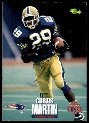 1995 Classic NFL Rookies Curtis Martin #84 🔥 New England Patriots - Image 1 of 2