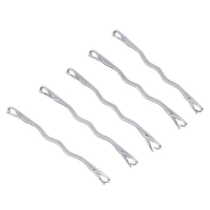 Stainless Steel Double Ended Latch Hook Needle Set for Craft Projects 5 Pieces - Picture 1 of 22