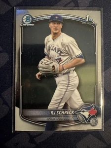 2025 1st Bowman Chrome Prospects #BCP-181 RJ Schreck Toronto Blue Jays Card - Picture 1 of 3