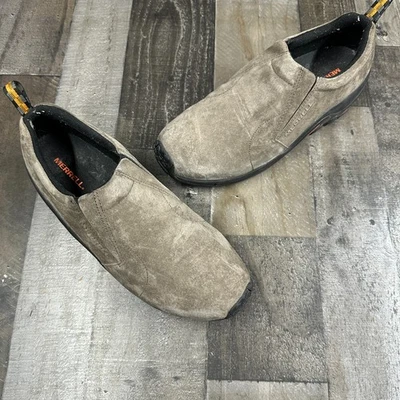 Zapatos de senderismo Merrell Jungle sin cordones para hombre talla 14 marrón ahumado gamuza J60787 Foto 1 de 4