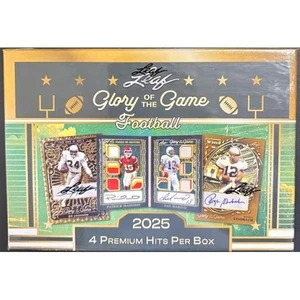 2025 Leaf Glory of the Game Football Hobby Box - Picture 1 of 1