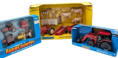 Ertl Farm Country International Tractor Big Farm Juego Estuche 5230 Maxxum 3x Nuevo en Caja Foto 1 de 4