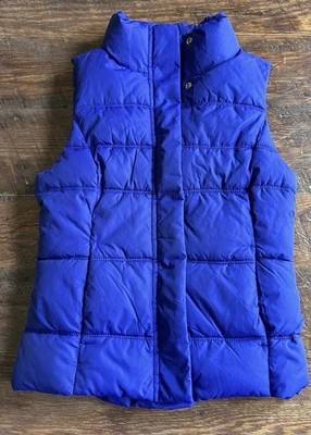 ¡Nuevo! Chaleco acolchado de fin de semana Gap para mujer talla XS cremallera completa cobalto brillante Foto 1 de 4