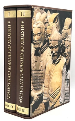 A History of Chinese Civilisation Jacques Gernet Folio Society 2x Illustrated - Image 1 of 4