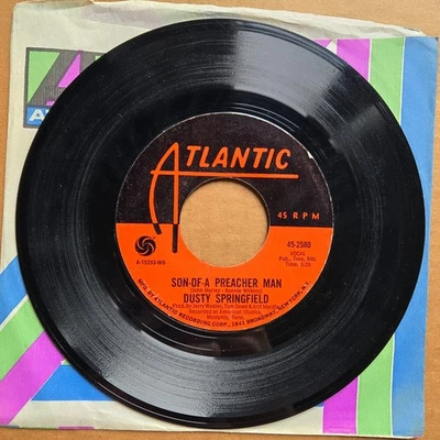 DUSTY SPRINGFIELD Son Of A Preacher Man 45 7" Record Vinyl R&B SOUL Atlantic - Image 1 of 2
