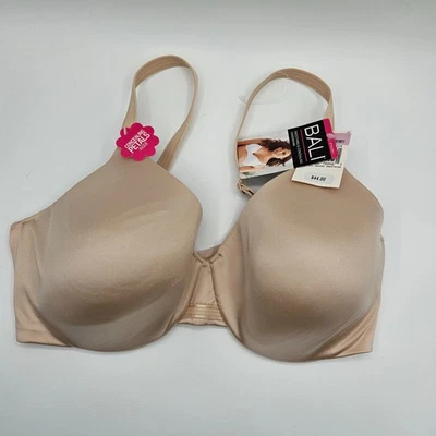 Sujetador con aros Bali 38D One suave U suavizante y oculto para mujer 3W11 nuevo con etiquetas Foto 1 de 4