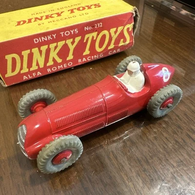 Dinky 232 Alfa Romeo Racing Car In Original Box - Very Good Vintage Original A97 - Image 1 of 3