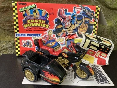 De colección 1991 Tyco Incredible Crash Dummies Crash Cycle Completo con Caja No Como Nueva Foto 1 de 4