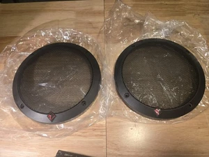 Rockford Fosgate P169 P165 Speaker Grills Covers New Pair 6.75" Diameter - Picture 1 of 4