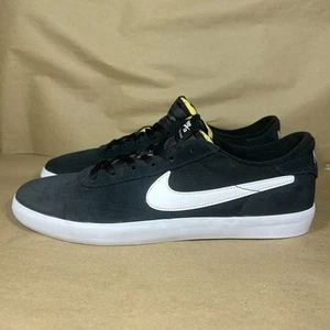 New Nike SB Heritage Vulc Men's Size 13 Classic SkateBoard Shoes Black White - Picture 1 of 12