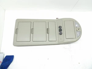 08-15 NISSAN ARMADA OVERHEAD MAP LIGHT DOME STORAGE CONSOLE GRAY - Picture 1 of 10