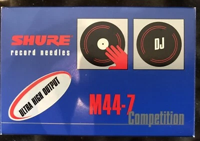Par de cartuchos tocadiscos DJ Shure M44-7 - lápiz óptico no incluido Foto 1 de 4