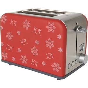 Rae Dunn Two (2) Slice Christmas Toaster - Wide Slots - Retro Kitchen Decor - Picture 1 of 2