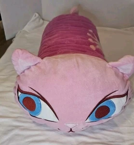 Y2k Bratz Petz Large Pink Cat With Crown On The Side Pillow - Picture 1 of 24