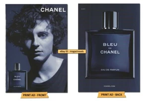 Revista de fragancias de hombre Chanel 2 páginas anuncio impreso 2023 chalamet timothee - Imagen 1 de 2