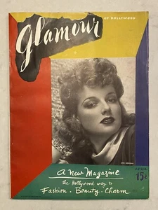 Glamour of Hollywood Magazine April 1939 Ann Sheridan Cover, No Label VG - Foto 1 di 3