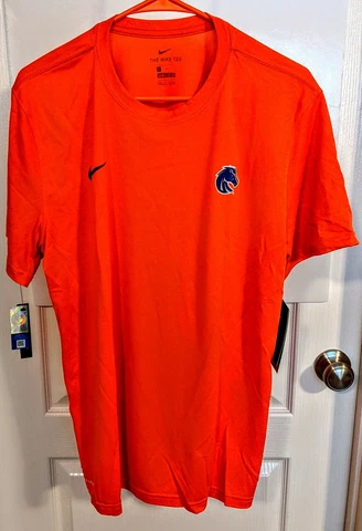 NEW NWT NIKE TEE DRI-FIT BOISE STATE UNIVERSITY BRONCOS FOOTBALL T SHIRT Sz LG Cover